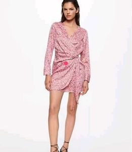 Sale! MANGO floral Wrap Dress