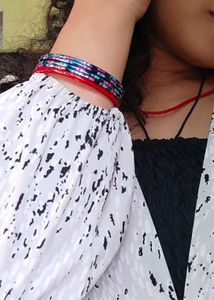 Striped Bell Sleeve Top