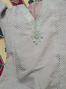 Salwar Set With Lace Work - M Size