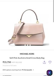 Michael Kors Soft Pink Small Crossbody Bag 🌸