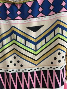 Funky Pattern Mini Dress