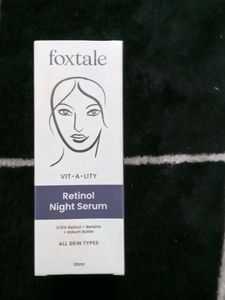Foxtale Retinol Night Serum