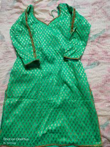 Green &amp; Gold Kurti