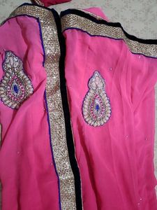 Pink Heavy Saree | Party Wear For Women