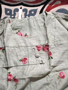 Floral Embroidered Top