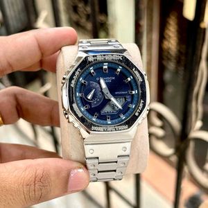 G Shock Watch With Tin Box