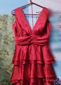 ♥️ RED Flared dress