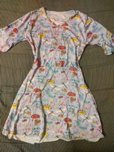 Flowers printed dress