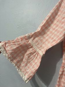 Gingham Print Dress/Kurti