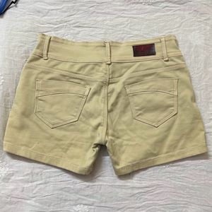 Cream White Shorts
