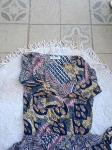 Abstract Print Dress
