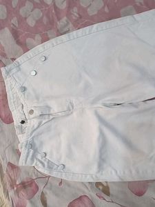 White Korean Style Jeans