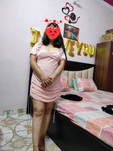 Polka Dot Strings Bodycon Dress