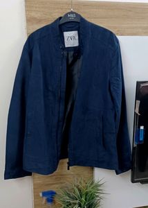 Zara Suede Leather Jacket