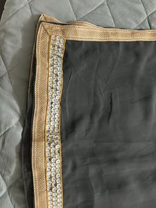 Elegant Grey Duptta