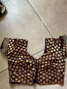 Brand New Net Polka Dots Saree With Blouse