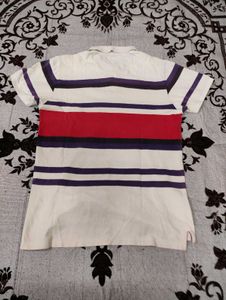 USPA Striped Polo Shirt