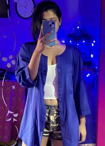 Blue Shirt Dress