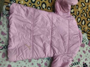 Cute Pink Hoodie Jacket for 4-7; years girl