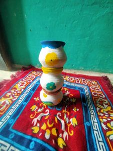 Hand-Painted Plant Pot 🤍💚❤️🌺🌹🌼