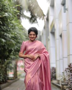 💞 Banarasi Soft Silk Saree .* 💞