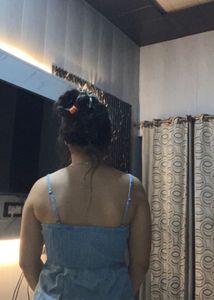 Cute Blue &amp; White Mini Dress💙💖🦋