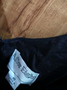 30-32..non stretchable..Elegant Black Dress