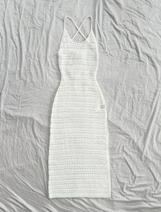 White Beach Crochet Dress
