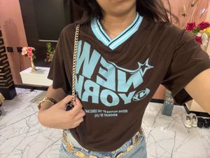 Oversized Streetwear/Jersey Style Crop Top