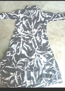 Black And White Printed Top