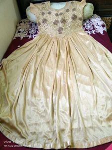 Jersey Kasab Work Gown