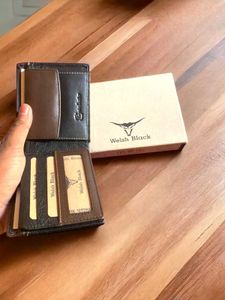 5pc Original leather Multi Brand Wallet