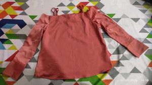 Satin Crop Shirt