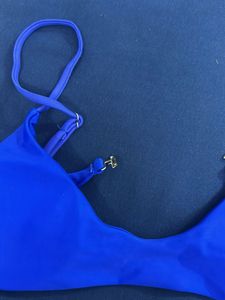 Blue Bikini Top