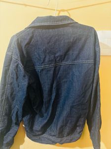 ₹190 Embroidered Denim Jacket - XL
