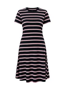 Striped Casual T-Shirt Dress