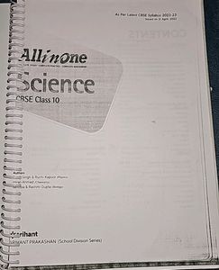 Science ALL IN ONE Book For Class 10th