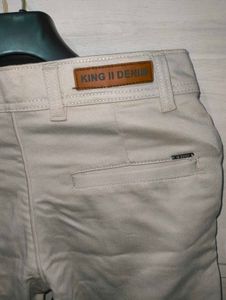 Men&#39;s Beige Casual Pants