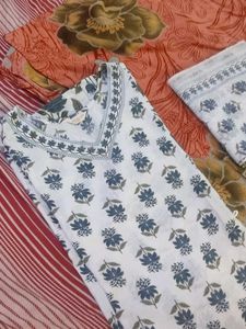 Floral Print Afghani Suit Set