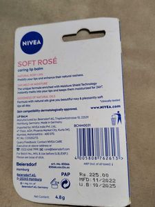 Vaseline Lip Therapy Rosy Lips And Nivea LipBalm