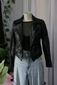 Vintage Black Leather Jacket