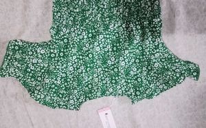 Floral Green Top