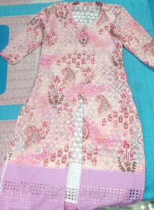 Pink Floral Print Tunic