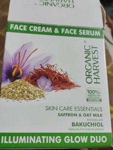 Organic Harvest Glow Face Serum And Cream