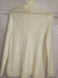 Cozy Cream Cable-Knit Sweater