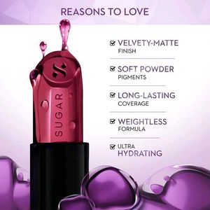 SUGARGlide Peptide Serum Lipstick 01 santorini