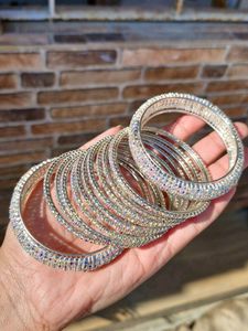 Sparkling Rhinestone Bangles (Set)