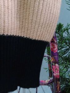 Striped Knit Dress w/ Bow