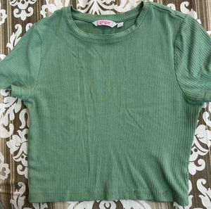 Ginger Green Crop Top