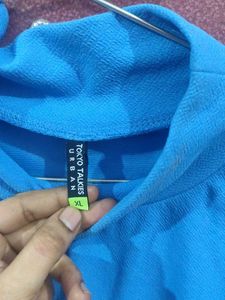 Blue Sleeveless Top